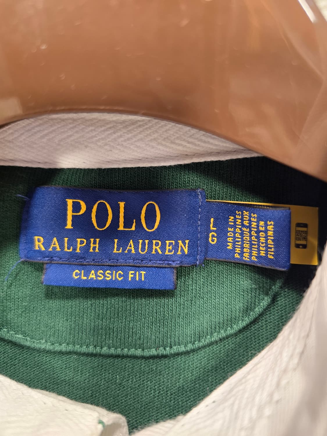 폴로 랄프로렌 클래식핏 베어 자수 럭비 티셔츠 L(100) 상품이미지8