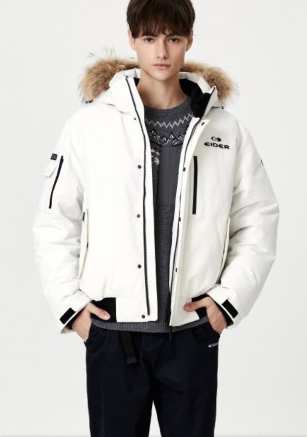 아이더 스투키 구스 숏패딩 상품이미지1