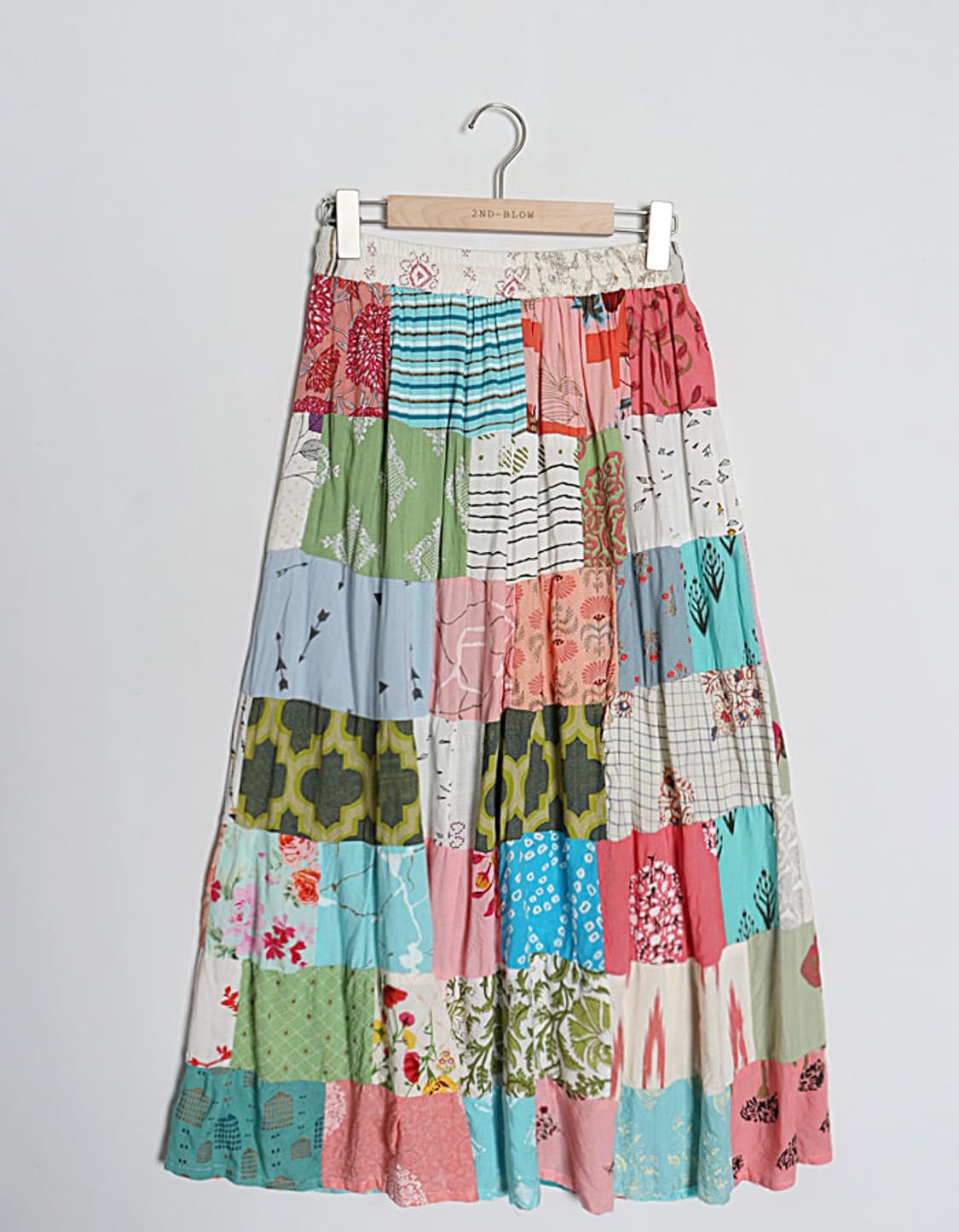 JAGANNATH PatchWork Rayon Skirt (26~27) 상품이미지1