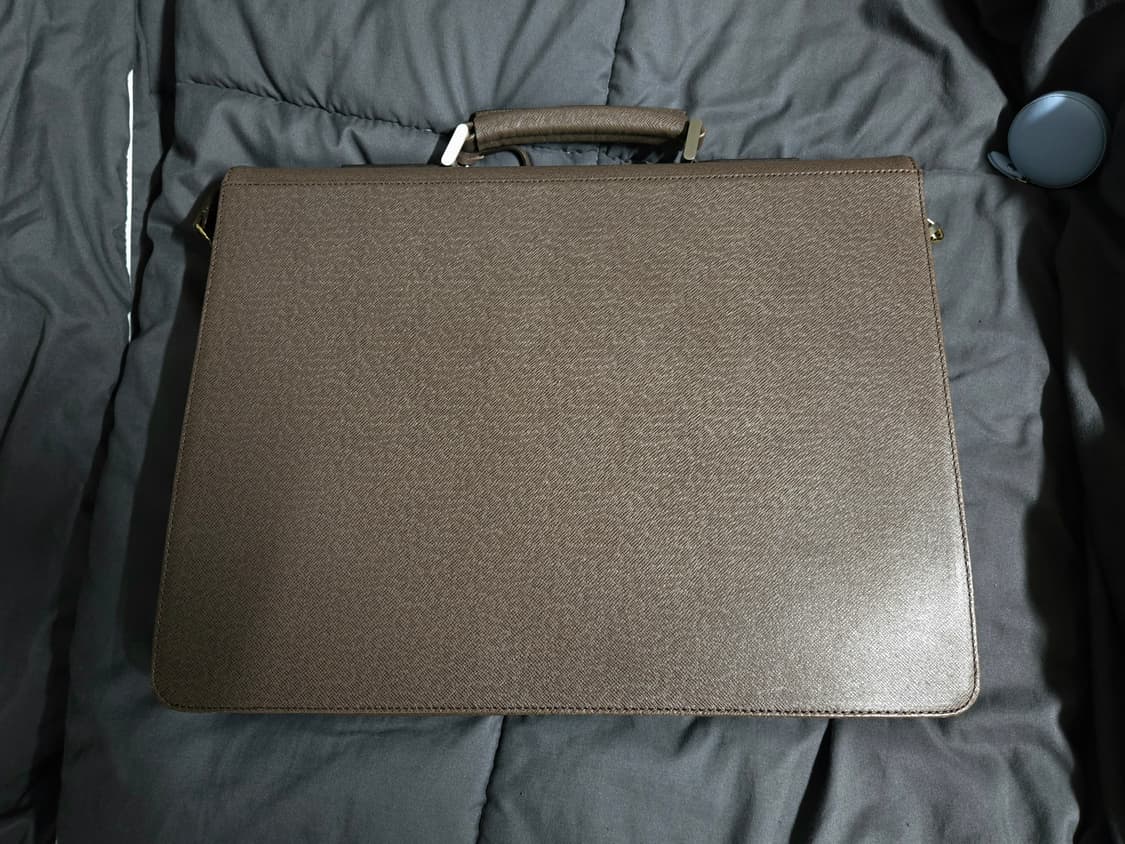 샘소나이트 브리프케이스 브라운 카우레더 사피아노 소가죽 서류가방 사첼백 상품이미지2