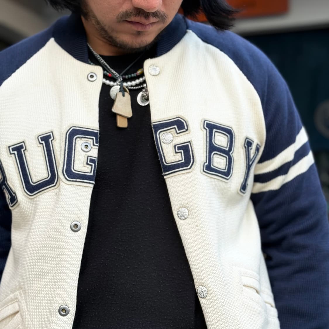 럭비 랄프로렌 IV 챔프 ‘39 리버시블 바시티 자켓 S 상품이미지10