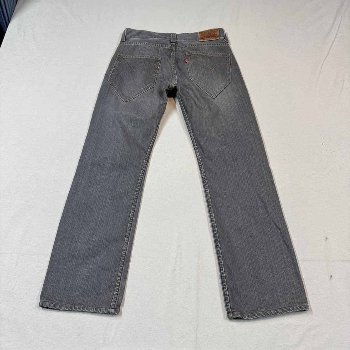 32inch) 리바이스 523 스트레이트 핏 워싱 데님 청바지 상품이미지1