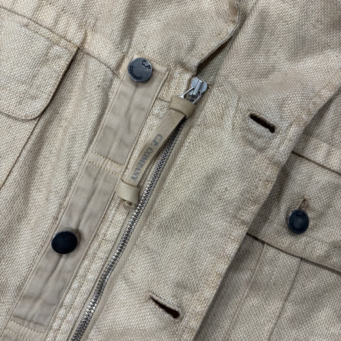씨피컴퍼니 리넨 라이트 베이지 필드 자켓 상품이미지9