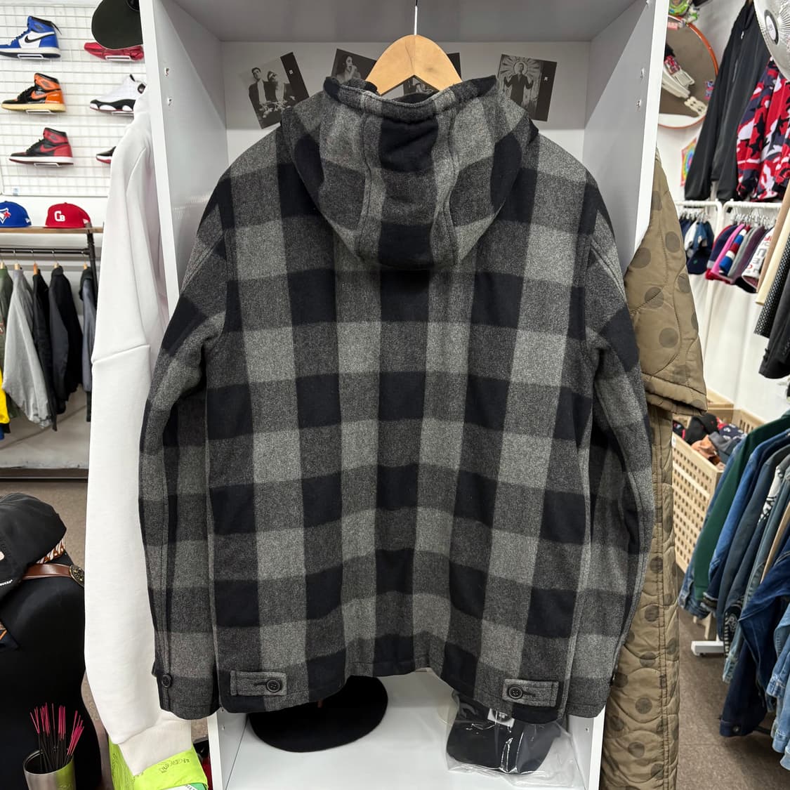 (M) 칼하트 컬트 포켓 디테일 하프 모직 코트 상품이미지3