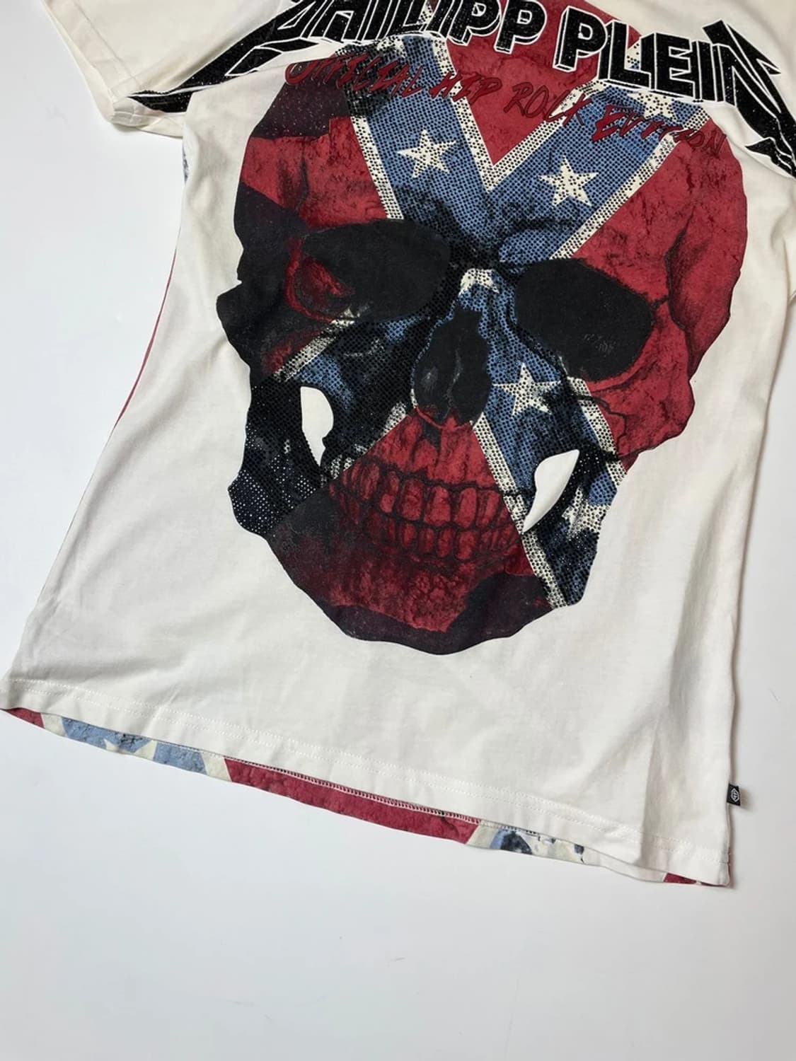 필립플레인 해골 그래픽 코튼 반팔 티셔츠 PN9643 상품이미지3