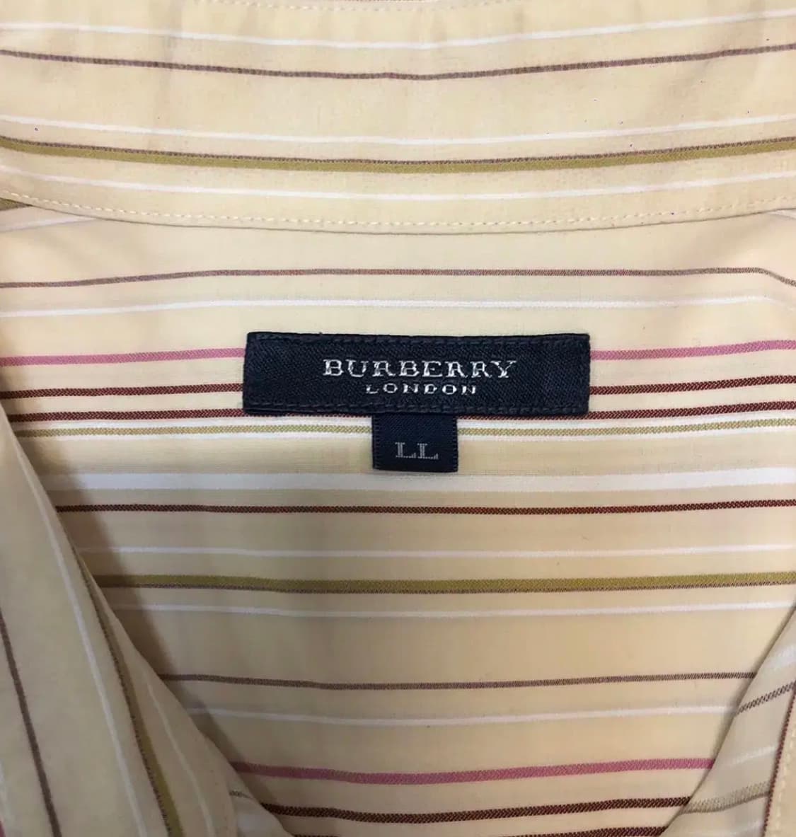 Burberry Stripe Half-Shirt (Begie) 상품이미지4