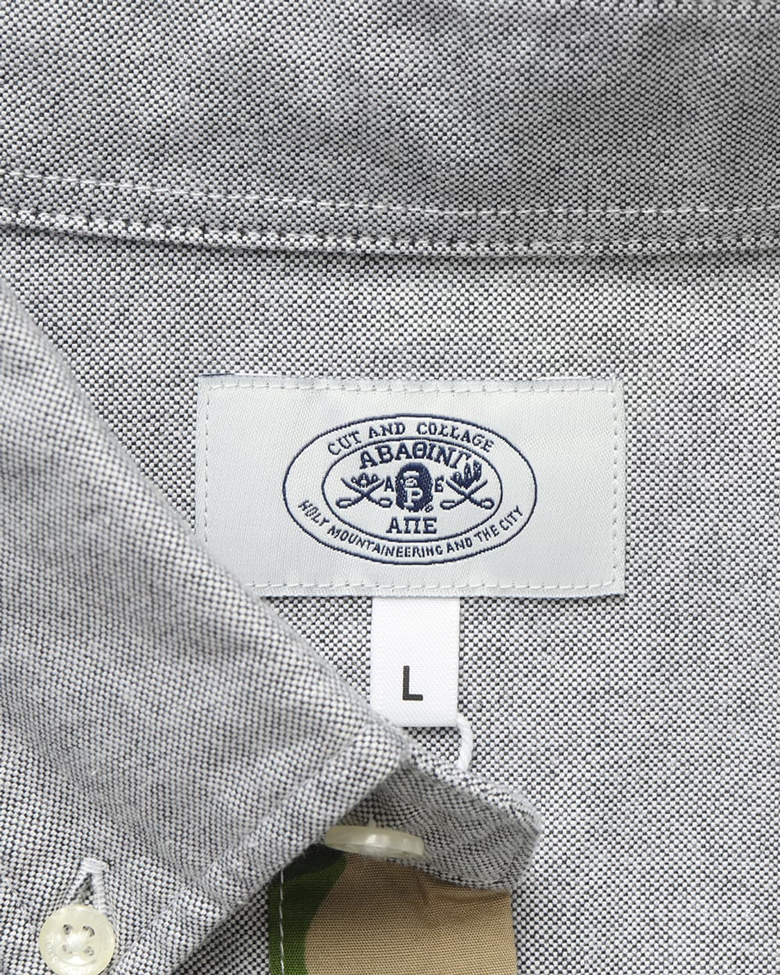 A BATHING APE Ape Head Oxford BD Shirt 상품이미지9