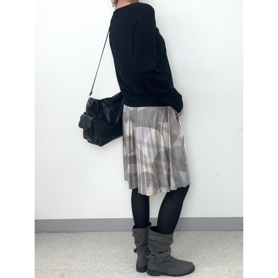 빈티지 블랙 울 가디건 상품이미지4