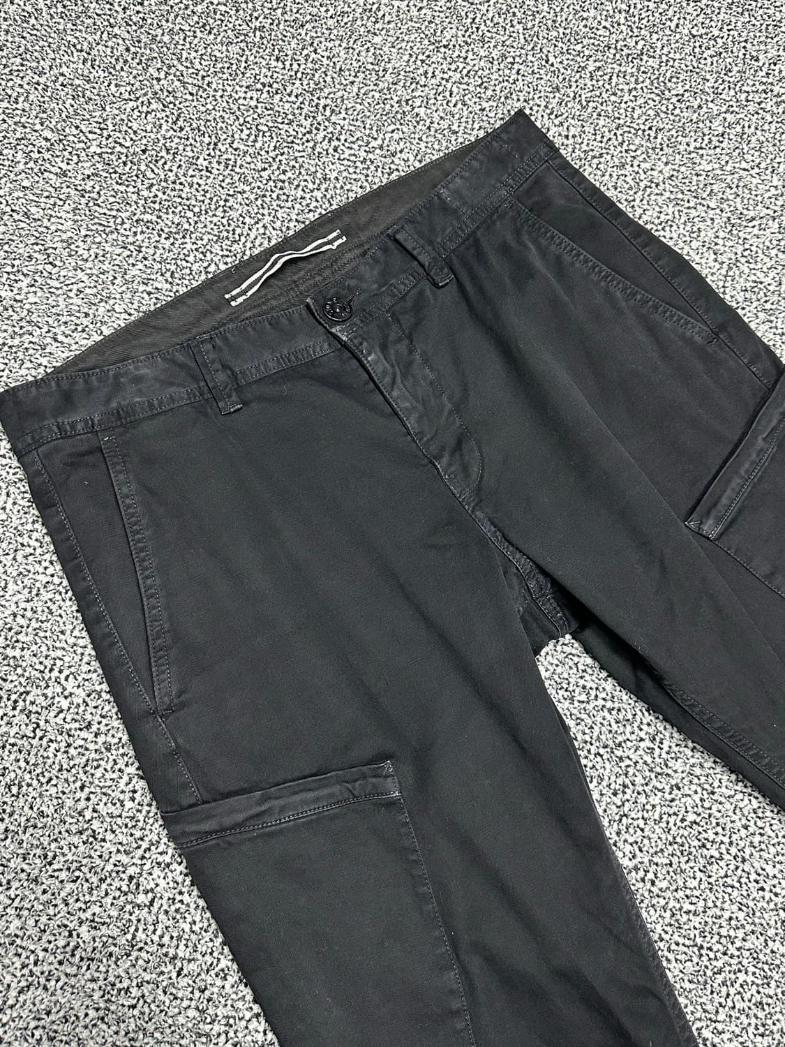 스톤아일랜드 와펜 블랙 워싱바지 상품이미지2