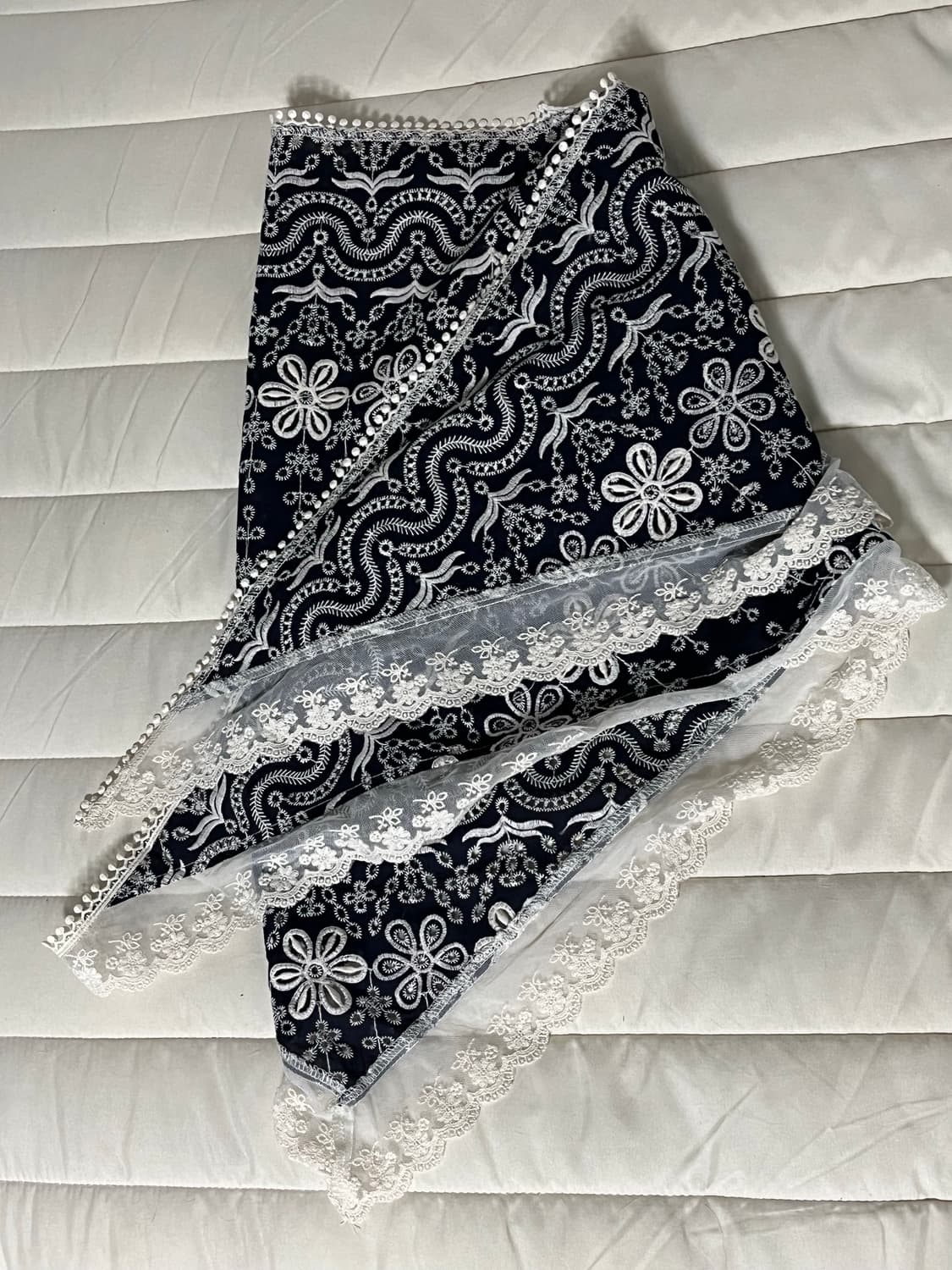 펜필드 자수 스카프 상품이미지7