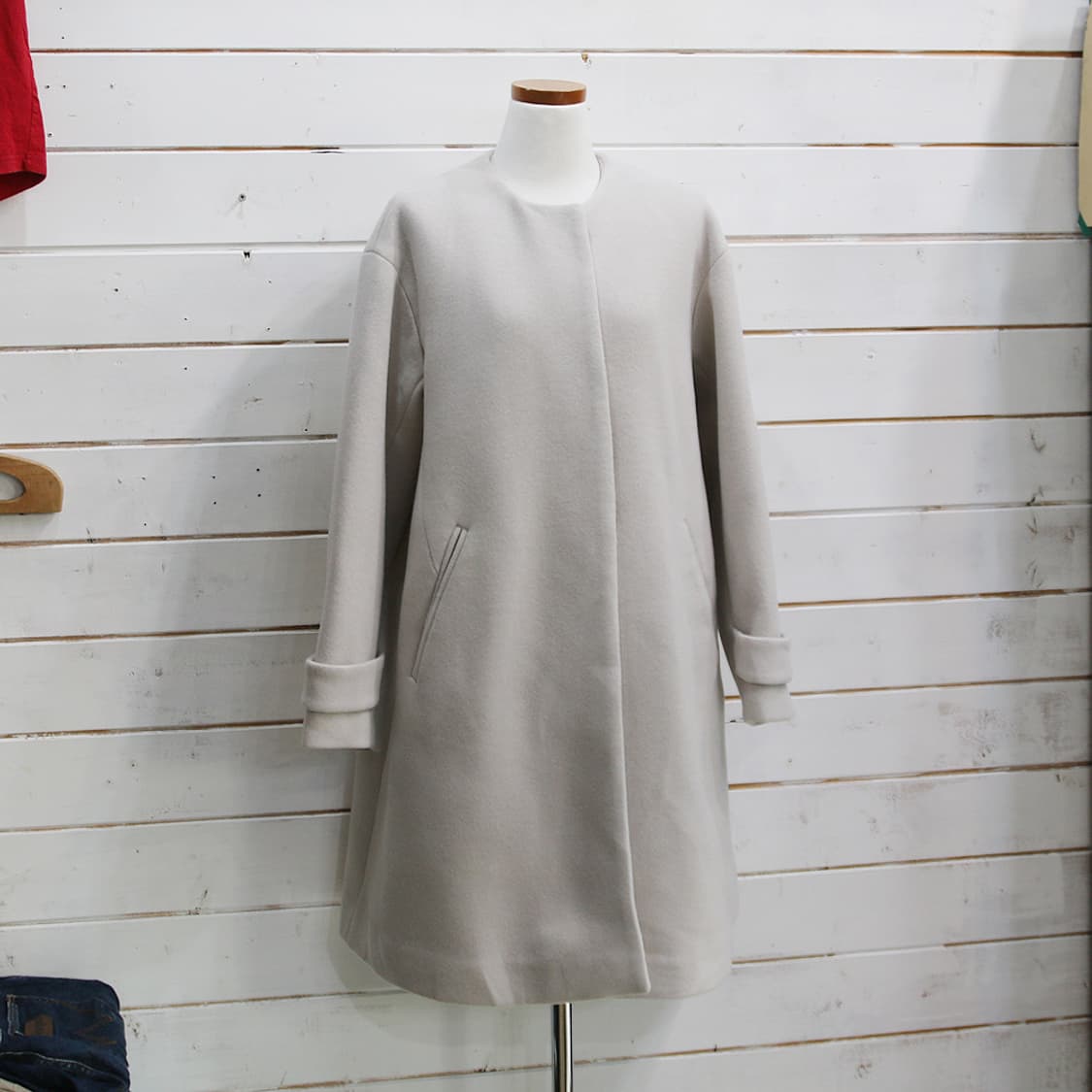 green label relaxing 라운드 코트 (여성용 40) 상품이미지1