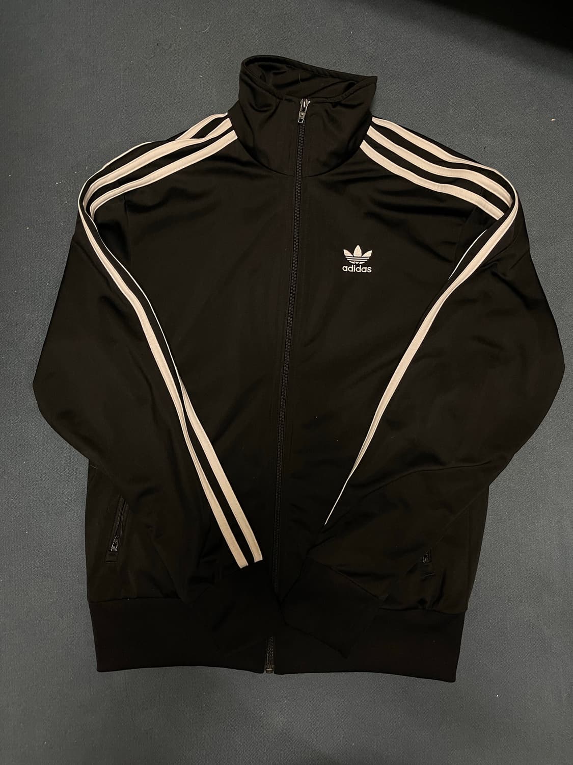 아디다스 블랙 져지 트랙탑 상품이미지2