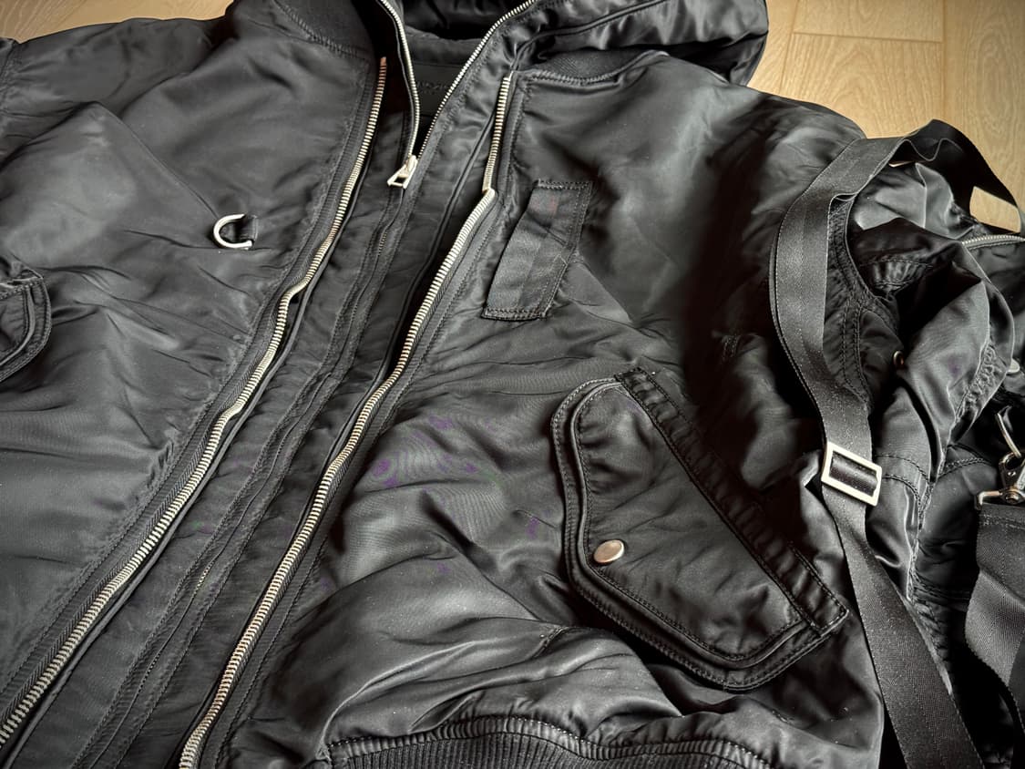 송지오 옴므 22FW 멀티지퍼 파라슈트 MA-1 (풀세트) 상품이미지6