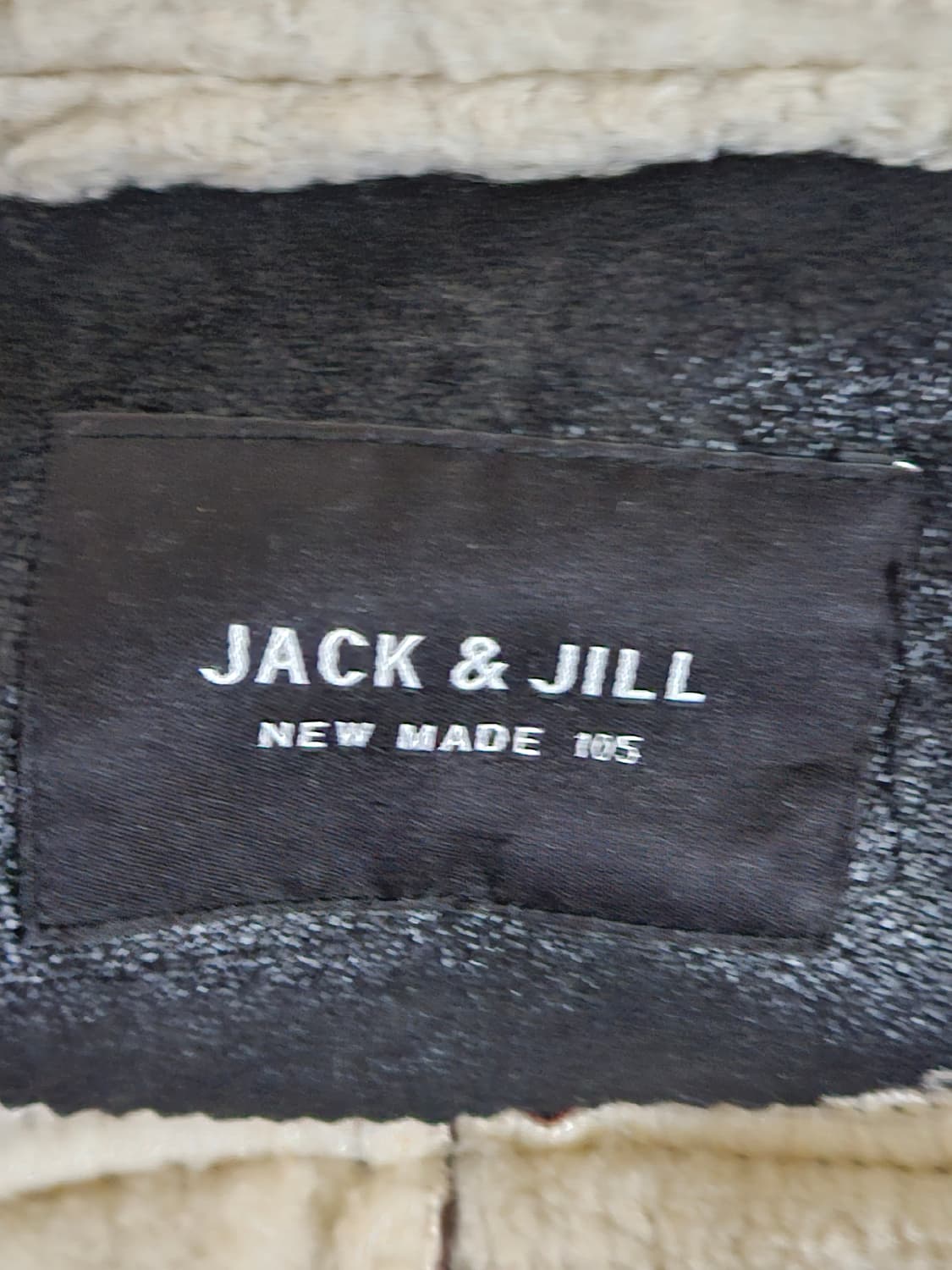 남성 JACK & JILL 블랙 무스탕 자켓 105 상품이미지4