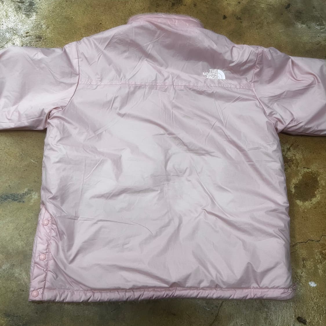 노스페이스 양면 리버시블 딸기우유 핑크 후리스 반집업  상품이미지4
