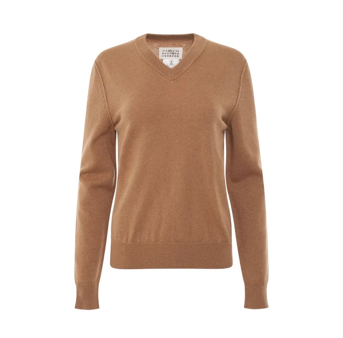 [XL] 마르지엘라 캐시미어 브이넥 니트 카멜 상품이미지4