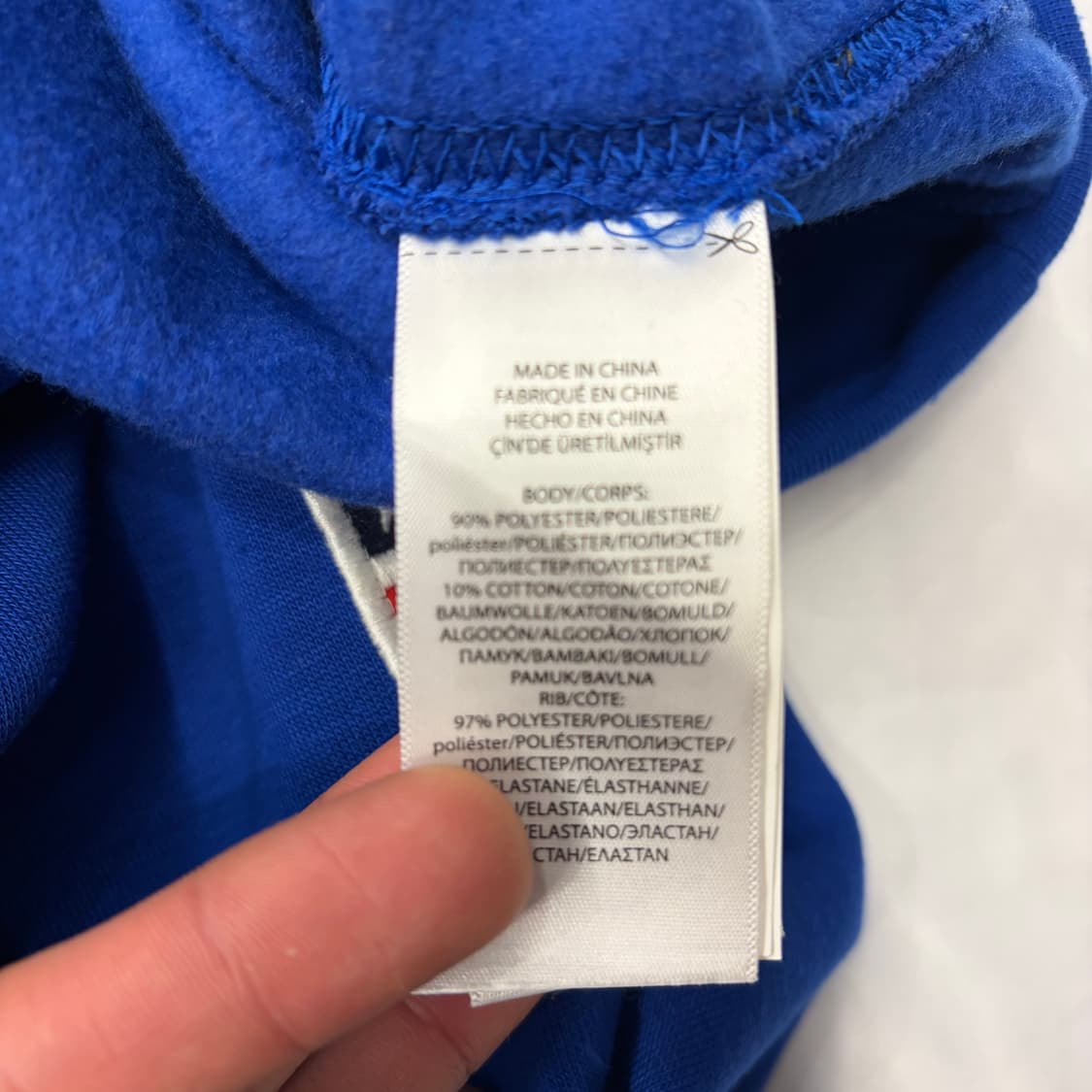 폴로 랄프 로렌 빅 아치 로고 블루 후드티 XL 상품이미지8