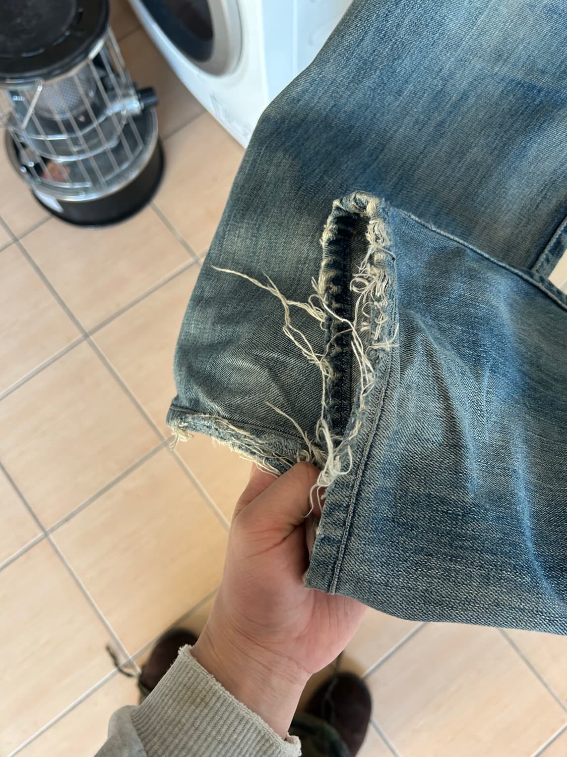 00‘s 리바이스523 디스트로이드진 32in 상품이미지7