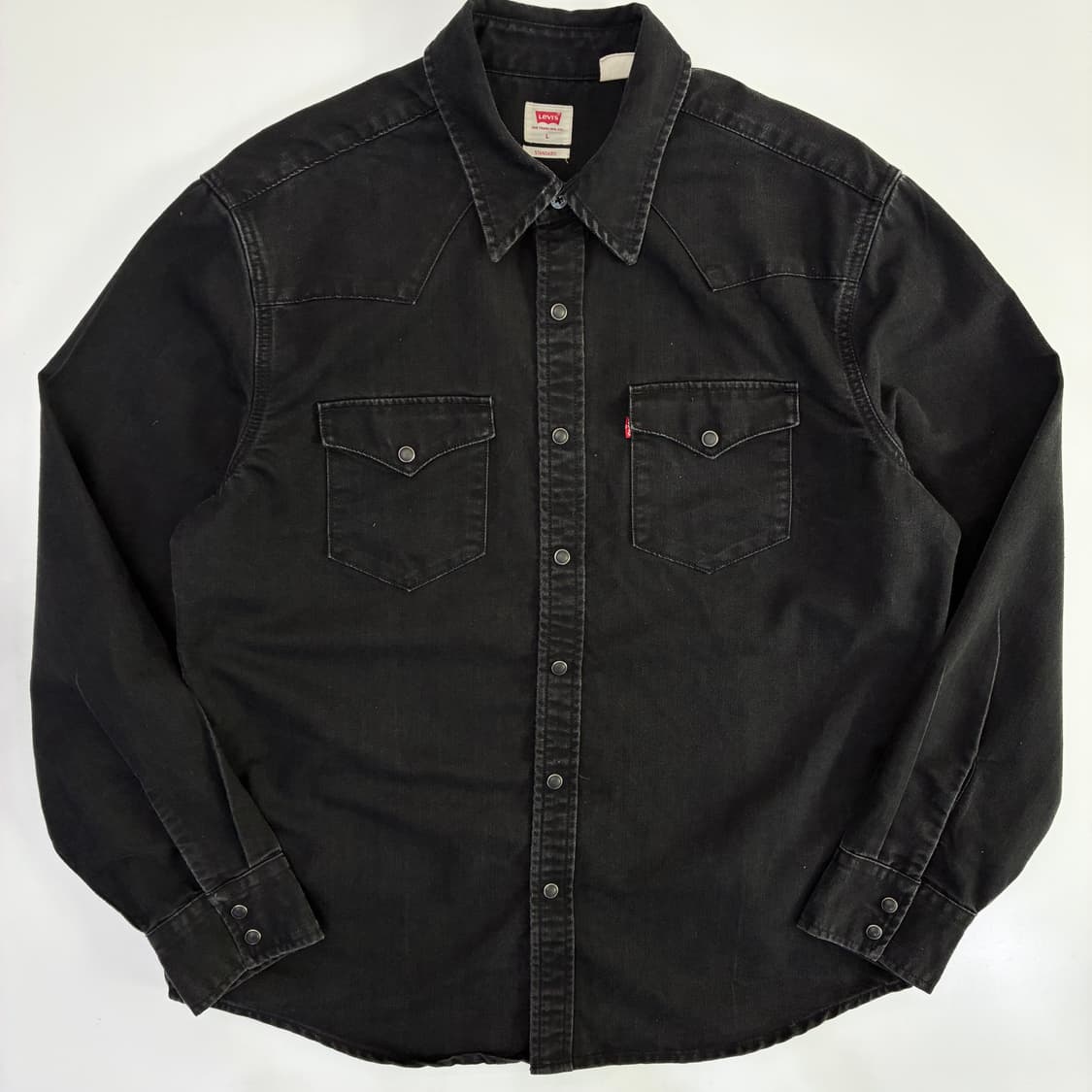Levi's 리바이스 흑청데님 웨스턴 셔츠 상품이미지1