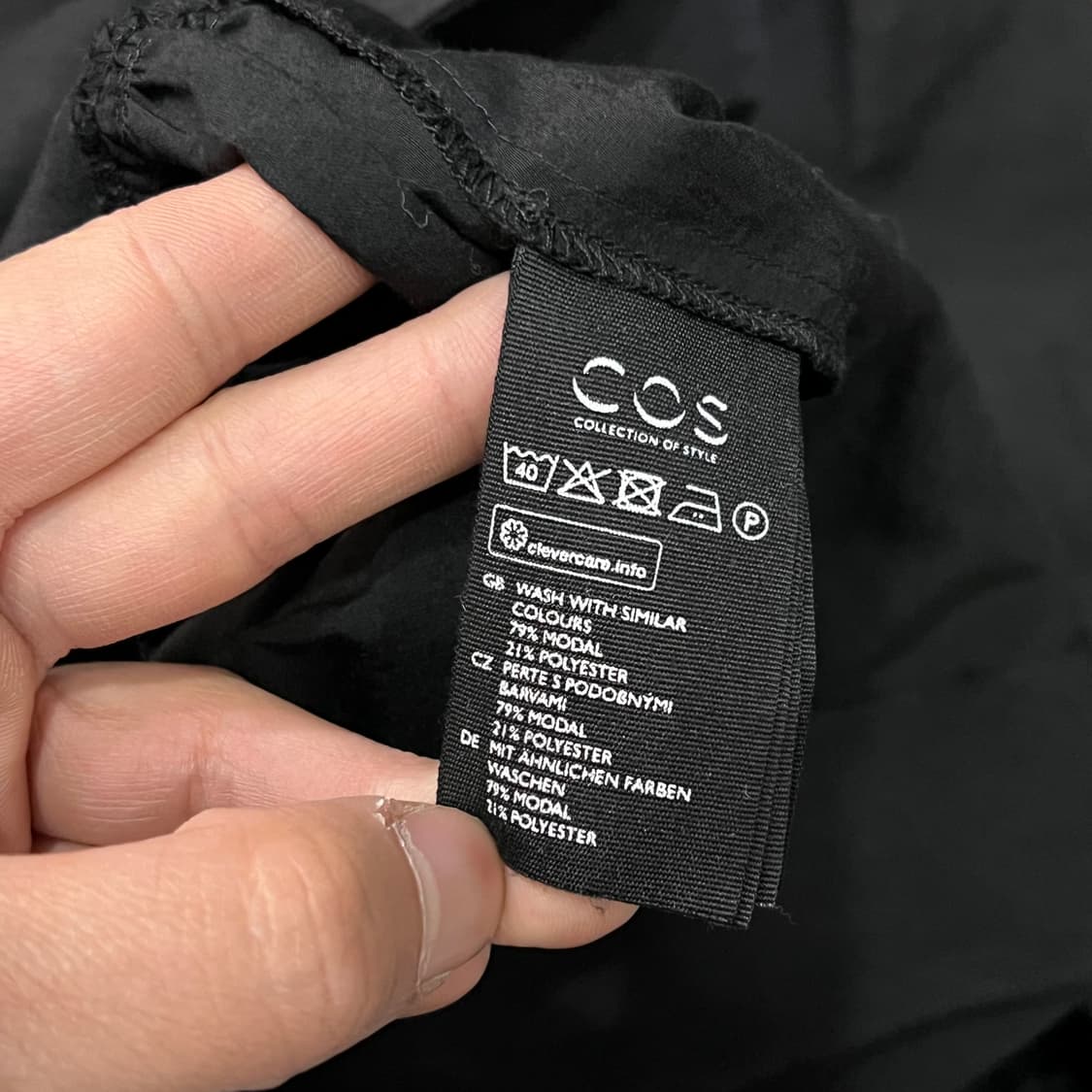  코스 차이나넥 히든 버튼 하프 원피스 y16089 상품이미지8