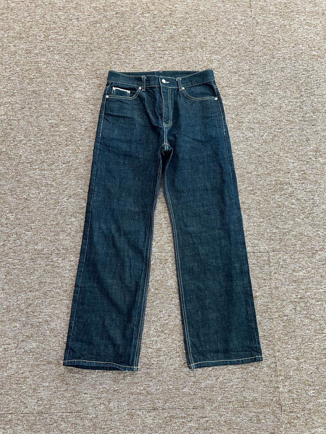 낫포너드 스트레이트 데님 팬츠 L 상품이미지1