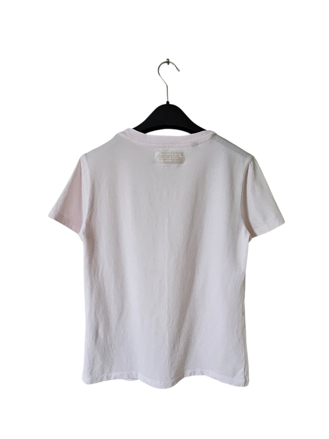 봄기본템 | 게스 브이넥 슬림핏 반팔티 M(95) | 여리핏 라이트핑크 상품이미지8