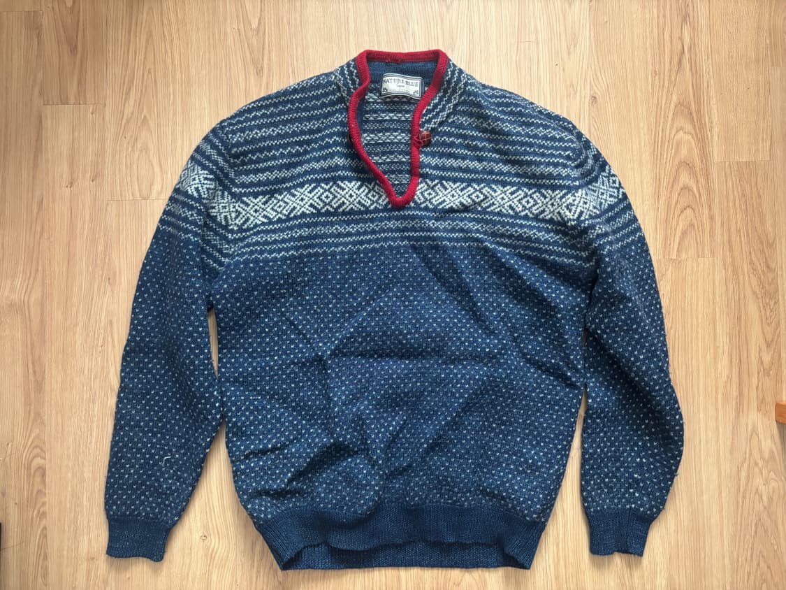 몽골 스타일 니트 상품이미지1