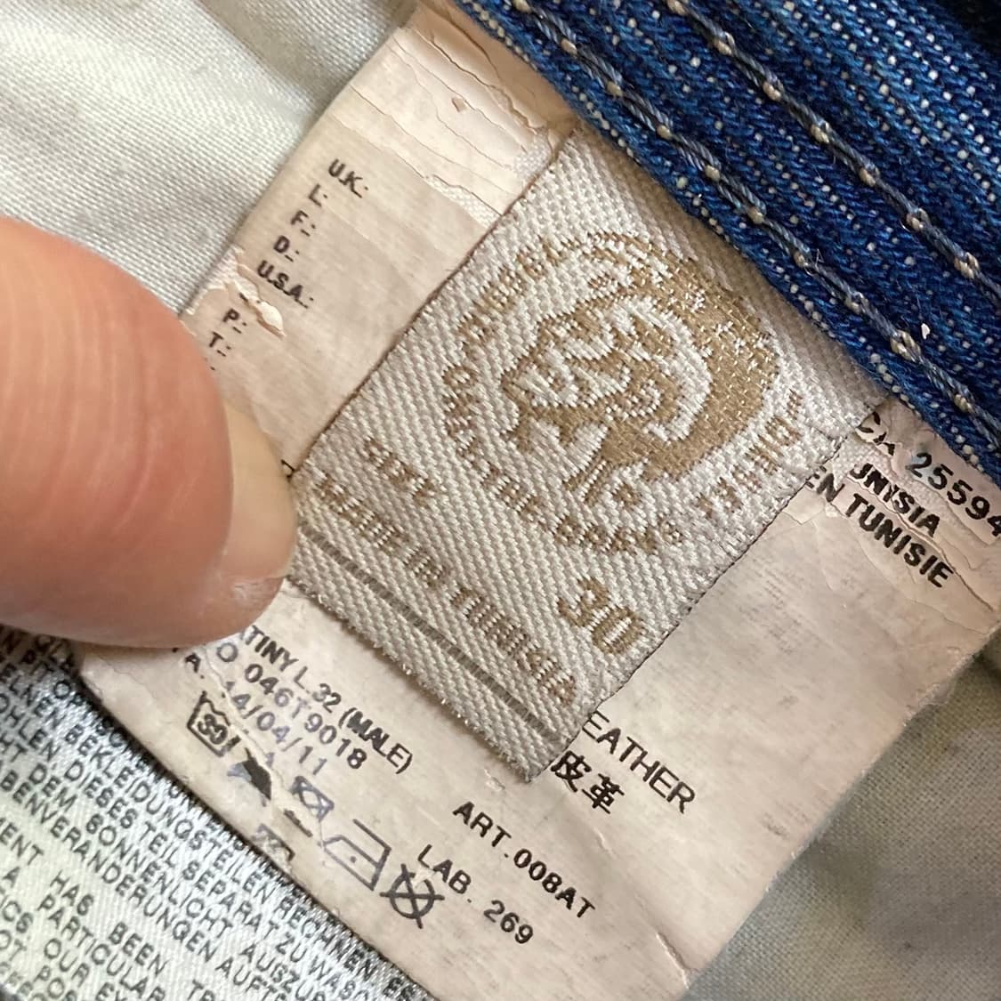 디젤 데님팬츠 W30 L32 상품이미지5