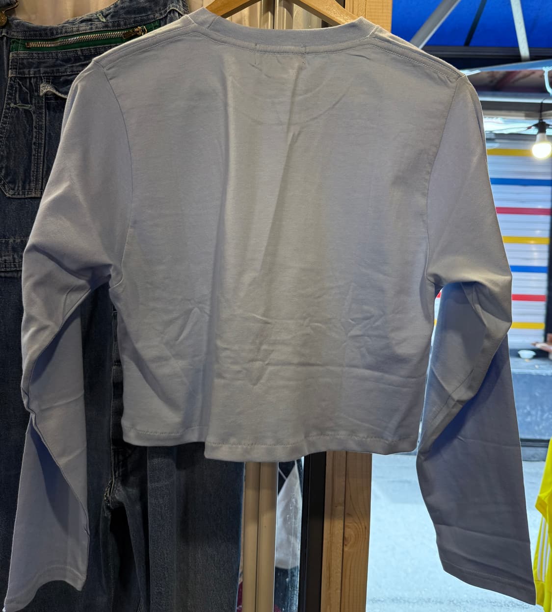 폴로 랄프로렌 옐로우포니 스카이 크롭 티셔츠 상품이미지4