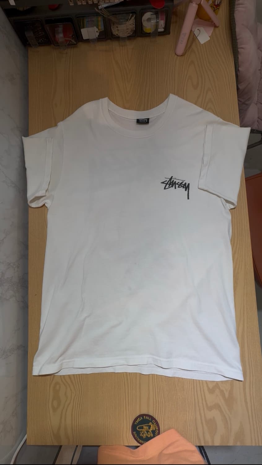 STUSSY 스투시 퍼지 다이스 그래픽 반팔 티셔츠 상품이미지3