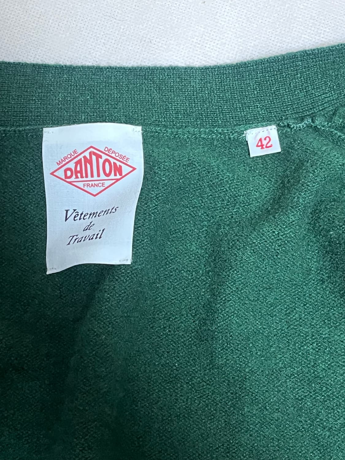 단톤 가디건 램스울 그린 42 상품이미지3