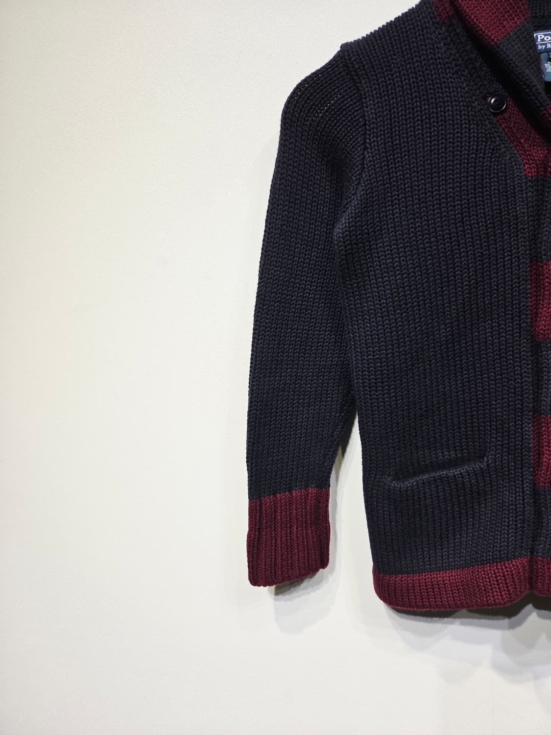 폴로 랄프로렌 키즈 숄카라 엠블럼 니트 가디건 상품이미지3