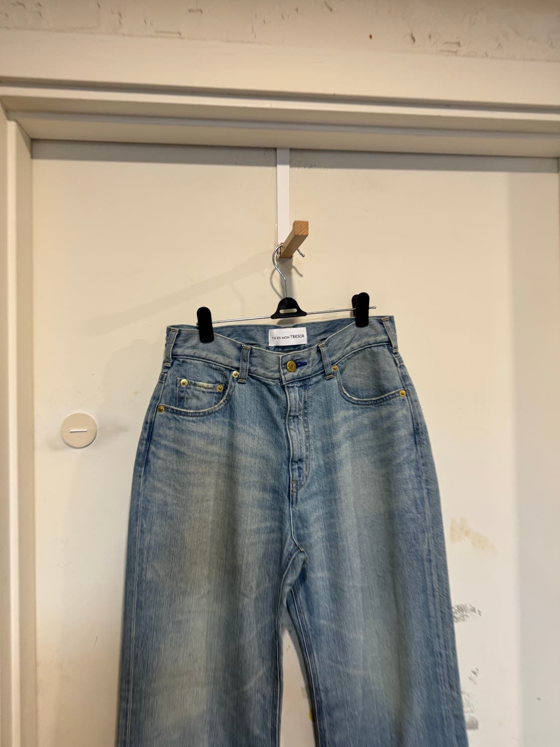 tu es mon tresor 튀에몽트레저 데님 팬츠 상품이미지5
