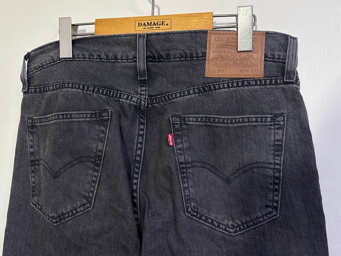 리바이스 빅E 511 프리미엄 데님/34/32/그레이 상품이미지1