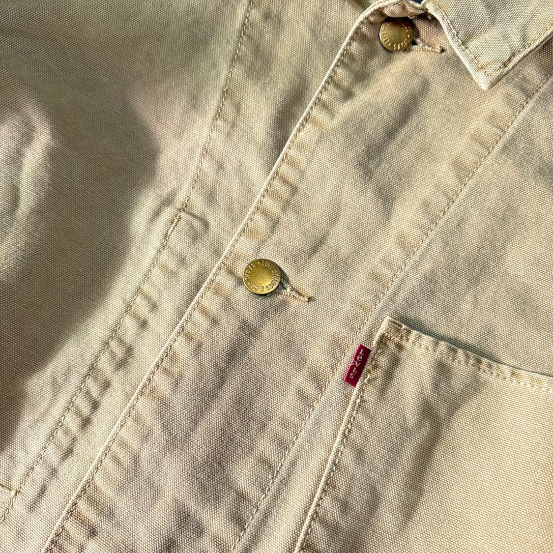 리바이스 가먼트다잉 초어자켓 L 상품이미지4