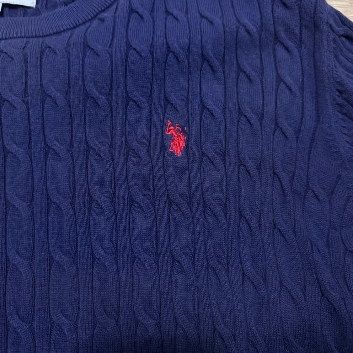 US폴로 케이블 니트 상품이미지5