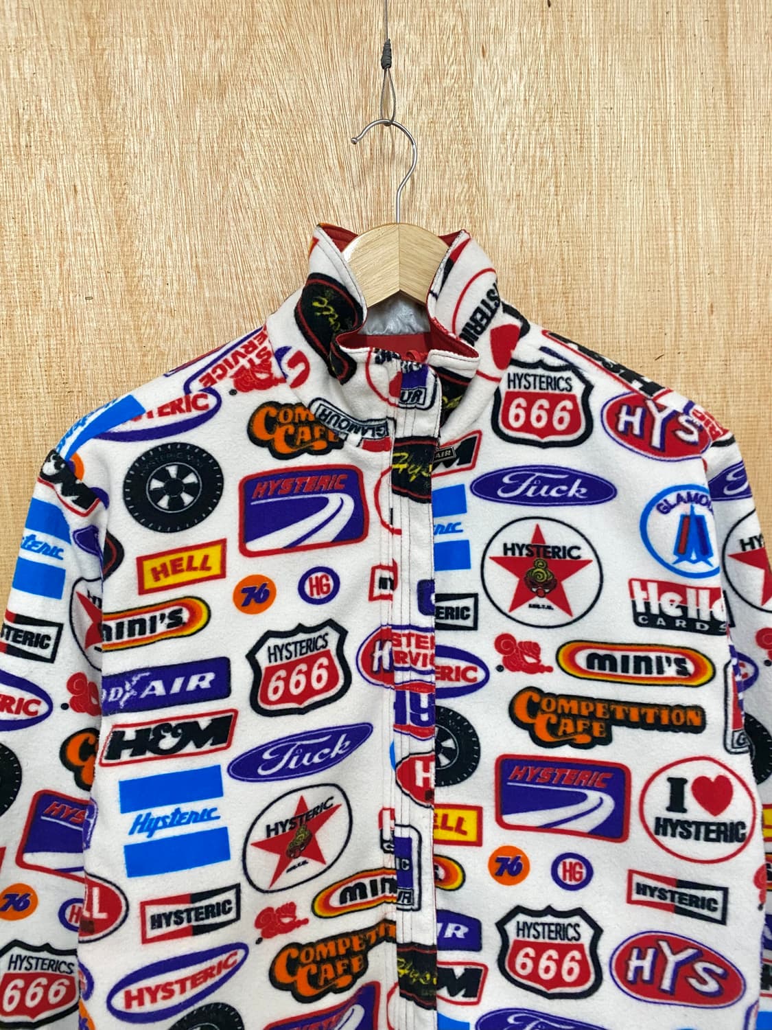 HYSTERIC GLAMOUR racing fleece jacket 상품이미지5