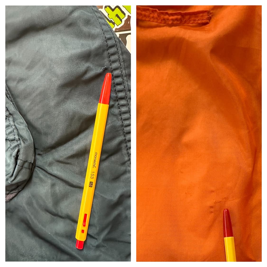 90s USA 알파 MIL-J-82790J MA-1 자켓 L 상품이미지9