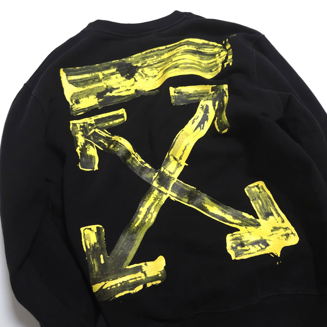 오프화이트 아크릴 애로우 맨투맨 스웻셔츠 상품이미지2