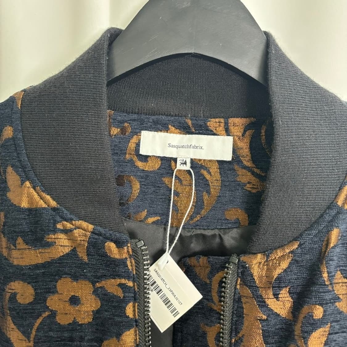 사스콰치패브릭스  자카드 패턴 플라이트 봄버 상품이미지8