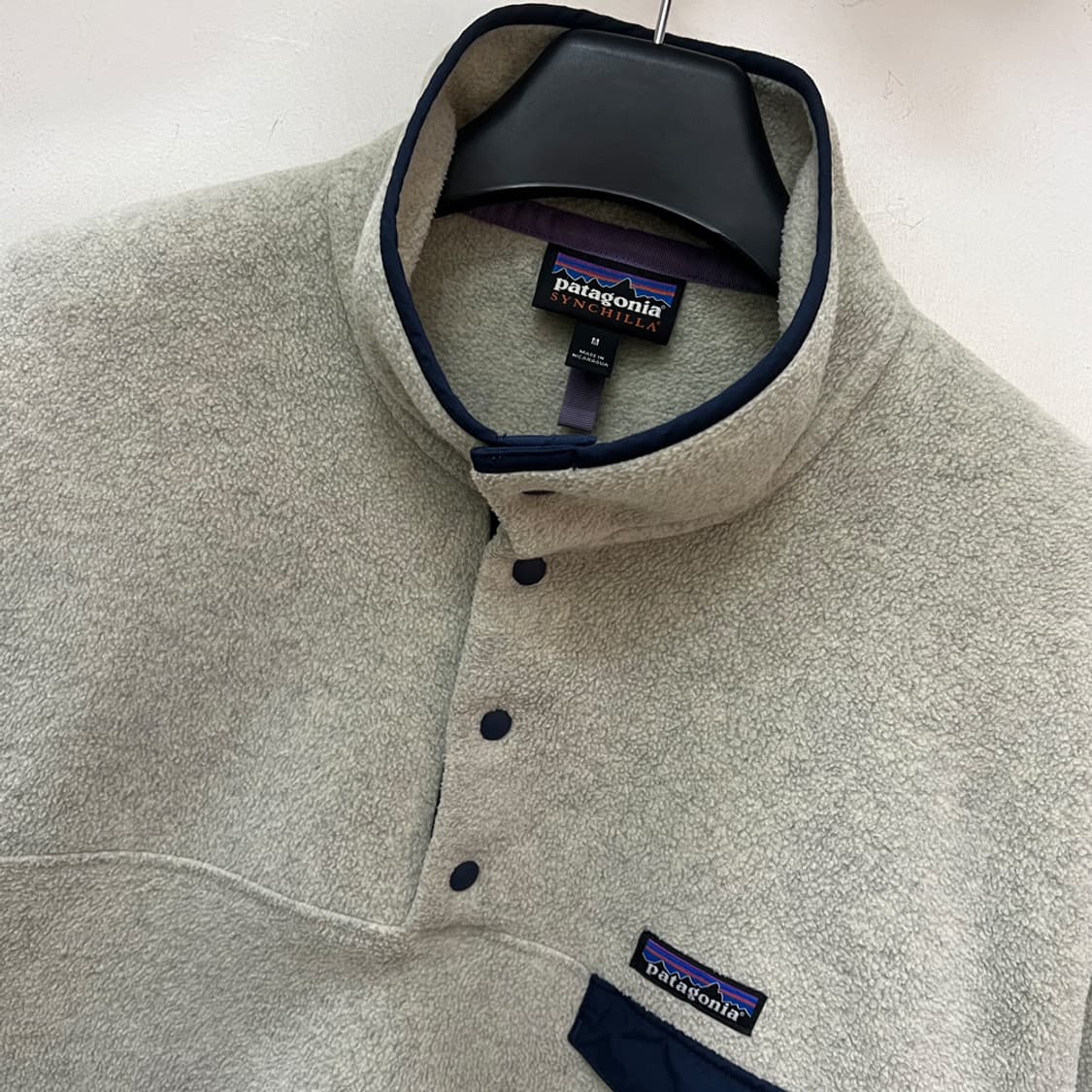 파타고니아 신칠라 스냅티 플리스 풀오버 오트밀 헤더 M 상품이미지3