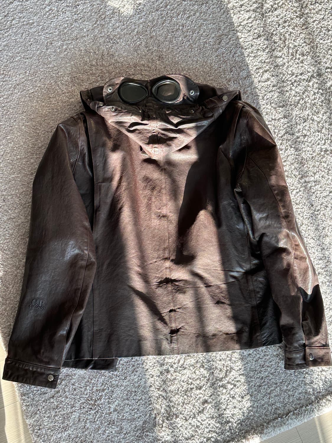 CP컴퍼니 고글 가죽 자켓 상품이미지4