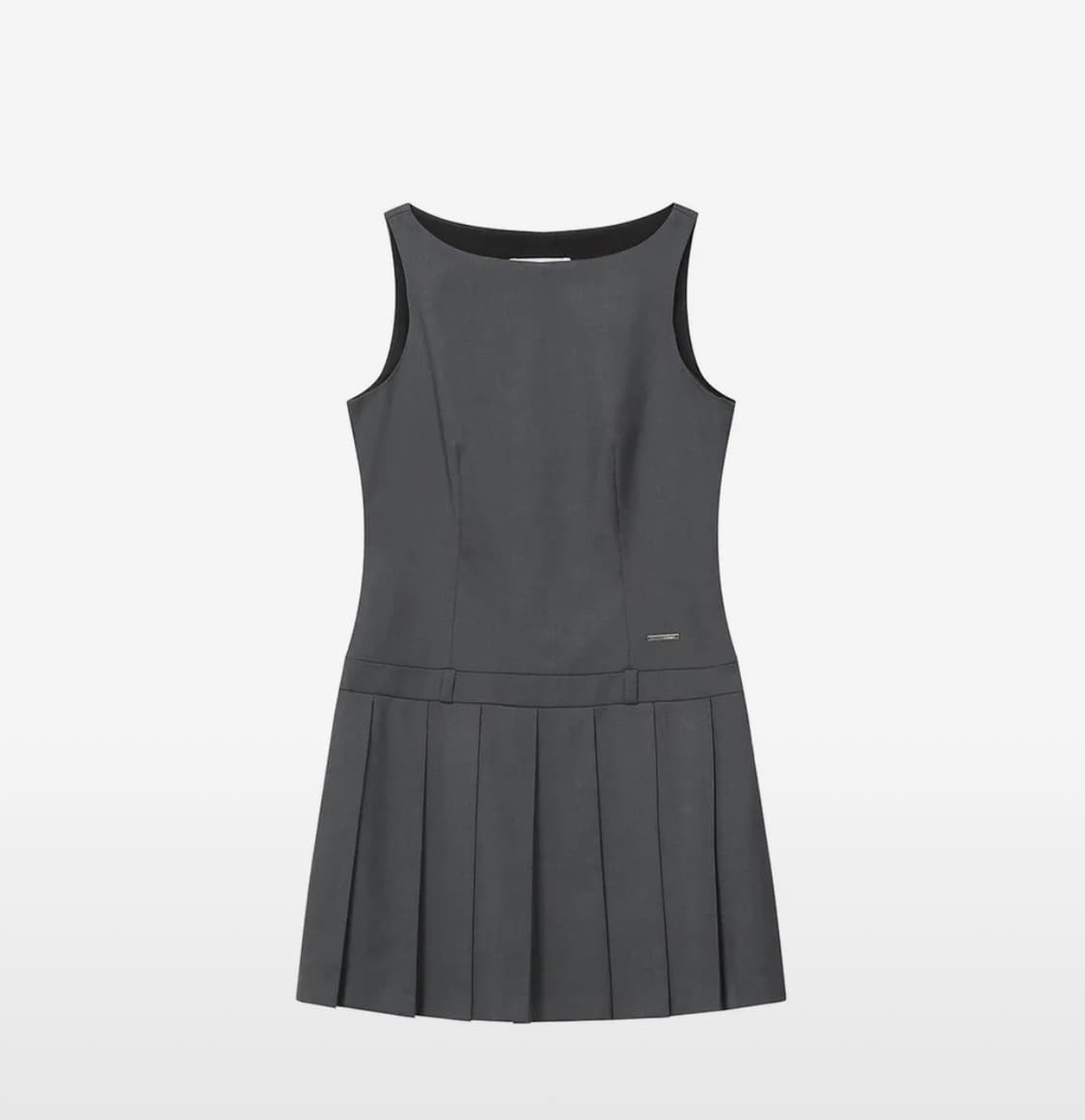 미세키서울 플리츠 원피스 차콜 Pleats one piece 1 size 상품이미지1
