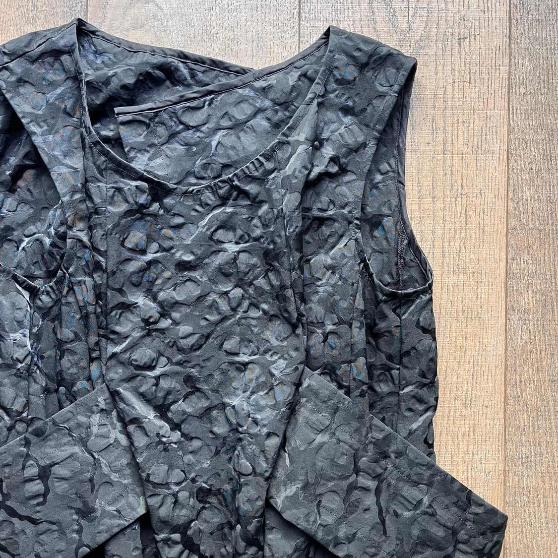 Volume Texture Apron One Piece 상품이미지3