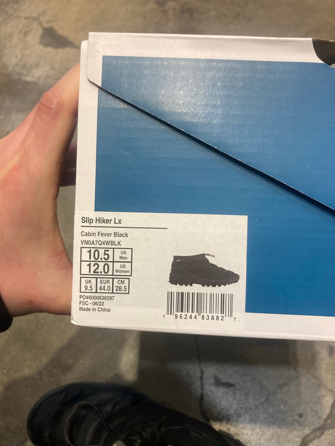 반스 볼트 슬립 하이커 LX 패딩부츠 블랙 285 상품이미지6