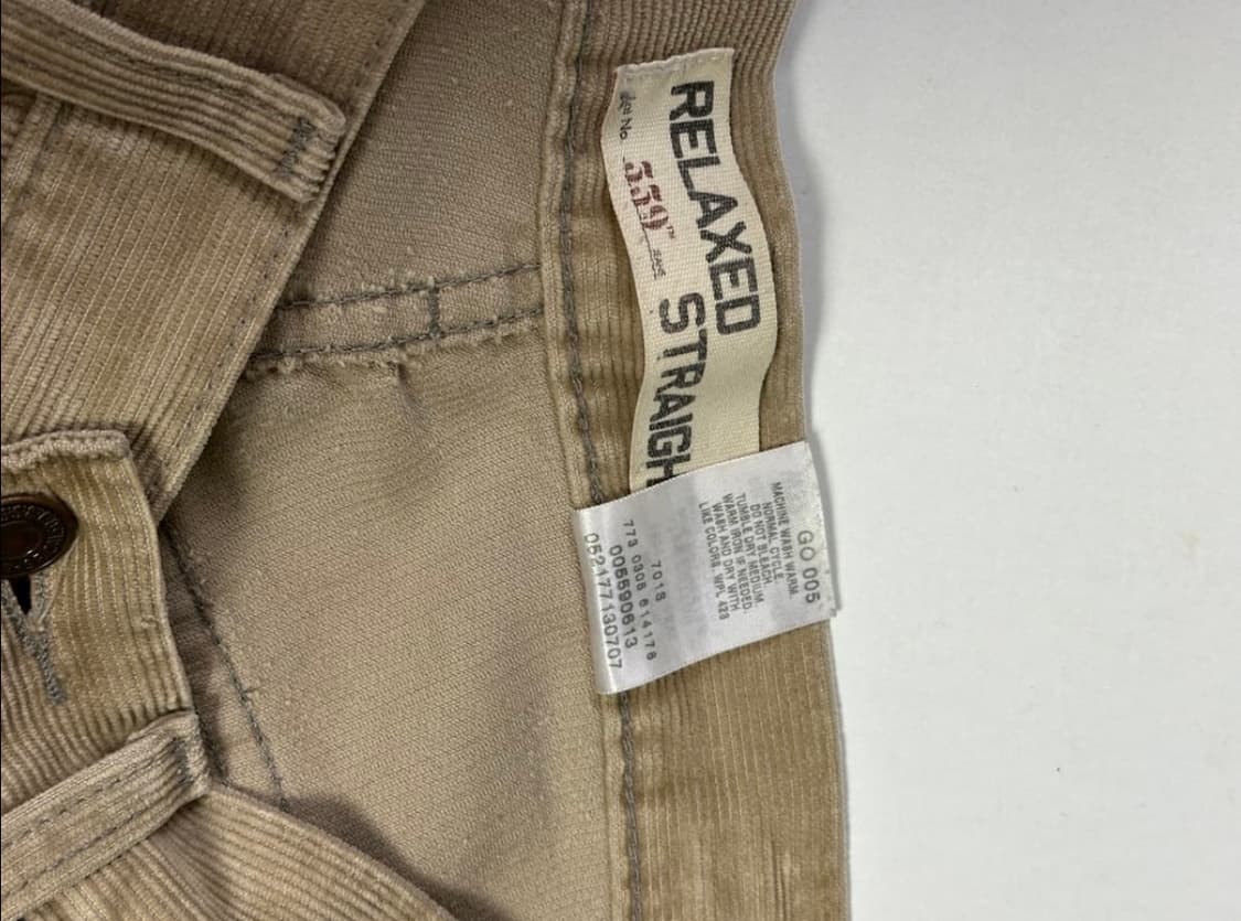 리바이스 빈티지 코듀로이 559 32/30 상품이미지2