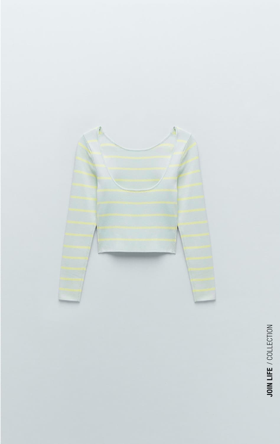 ZARA 자라 스트라이프 니트탑 상품이미지4