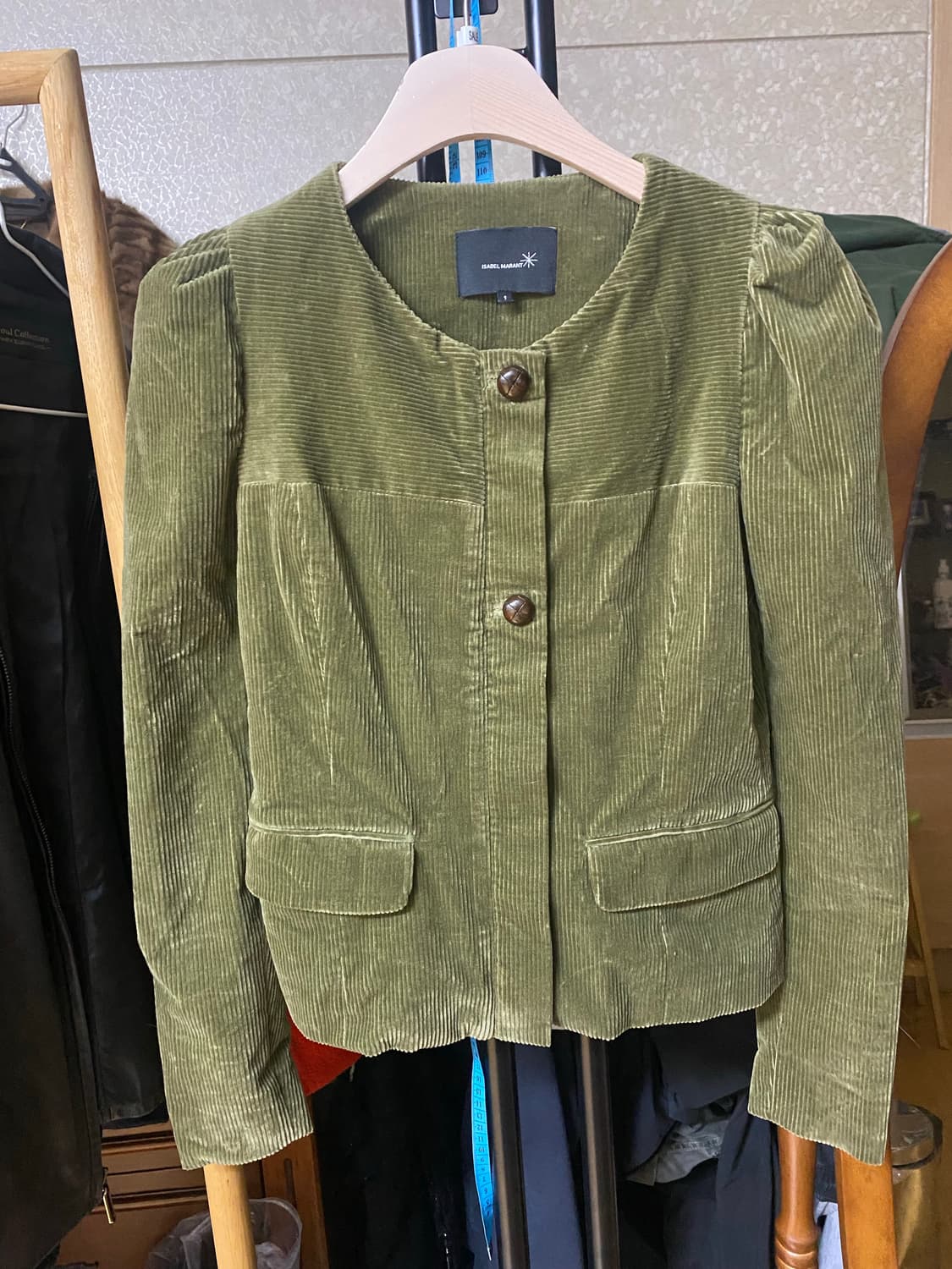 Isabel Marant 코듀로이 자켓 올리브 그린 상품이미지1