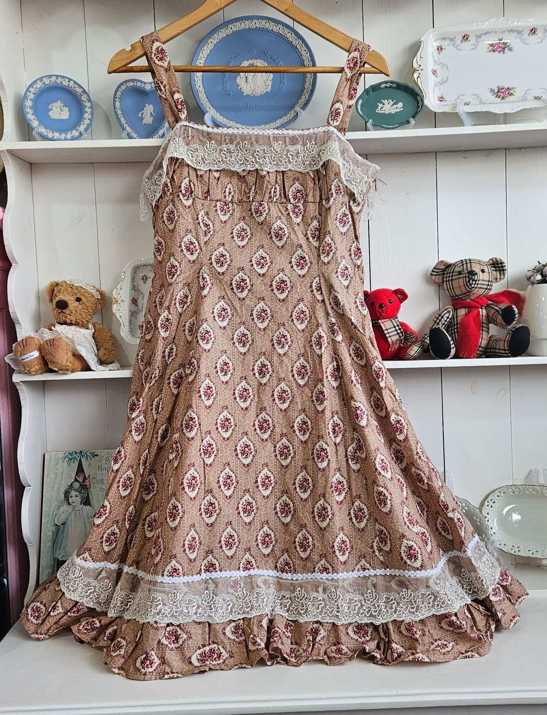 레이스 레이어드 원피스 상품이미지6