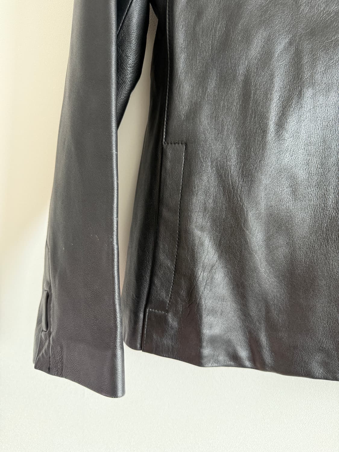 Pre owned 램스킨 레더자켓 상품이미지6
